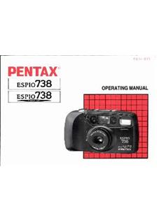 Pentax Espio 738 manual. Camera Instructions.